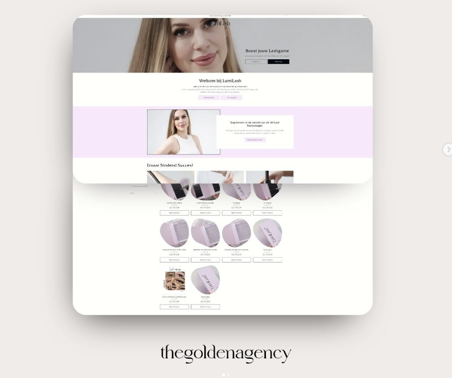 The Golden Agency Webdesign